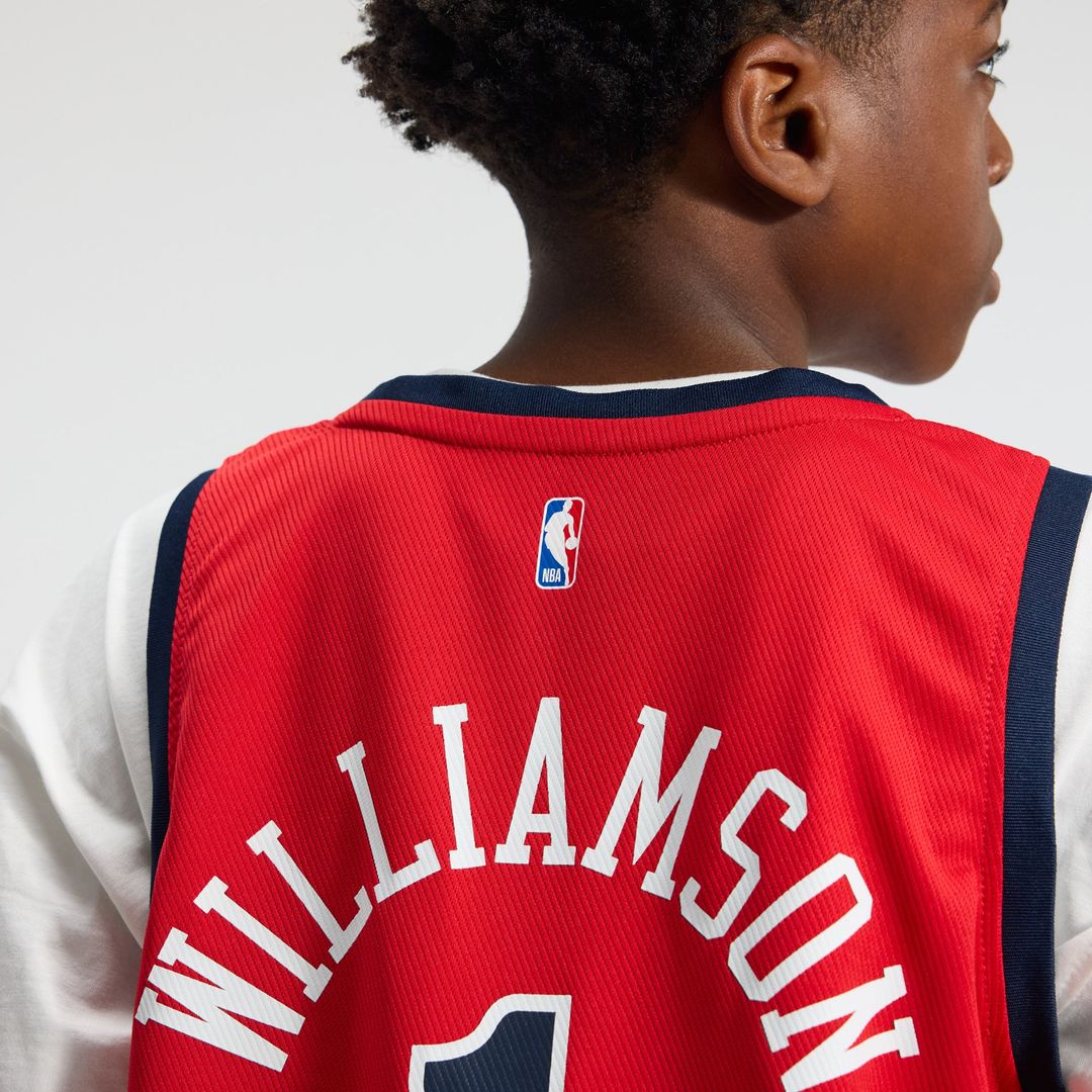 Zion Williamson New Orleans Pelicans Fanatics Youth Fast Break Player Jersey - Statement Edition - Red | NBA Fan Gear