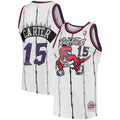 Vince Carter Toronto Raptors Mitchell & Ness 1998/ 99 Hardwood Classics Swingman Jersey - White | NBA Fan Gear