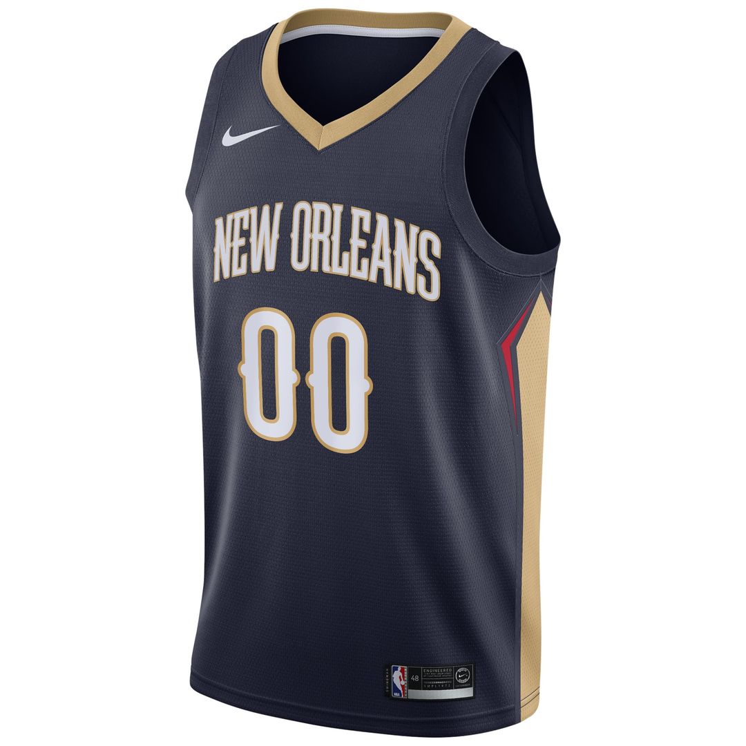 New Orleans Pelicans Nike Swingman Custom Jersey Navy - Icon Edition | NBA Fan Gear