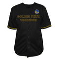 Golden State Warriors Fanatics Big & Tall Pop Full-Button Jersey - Black | NBA Fan Gear