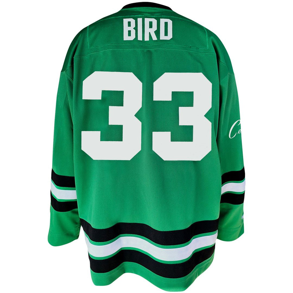 Larry Bird Boston Celtics Mitchell & Ness Big & Tall NBA Hockey Jersey - Kelly Green | Fan Gear