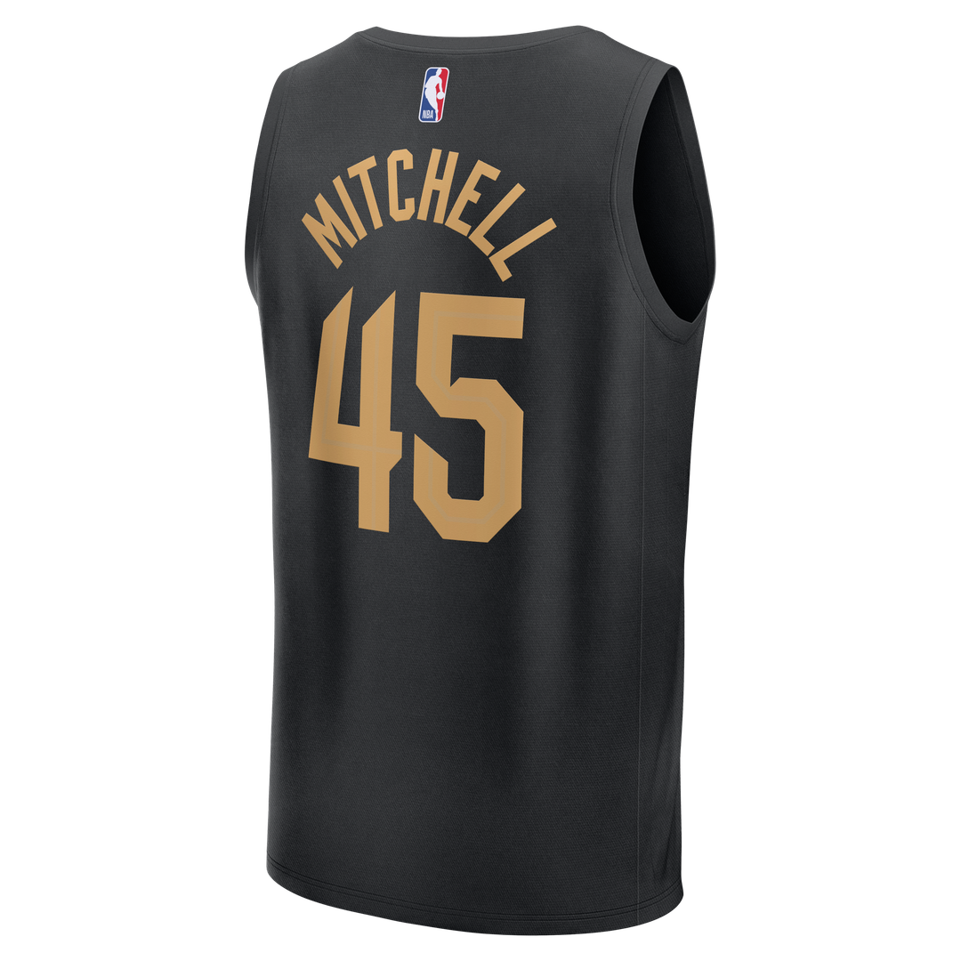 Donovan Mitchell Cleveland Cavaliers Fanatics Youth Fast Break Replica Jersey - Black - Statement Edition | NBA Fan Gear