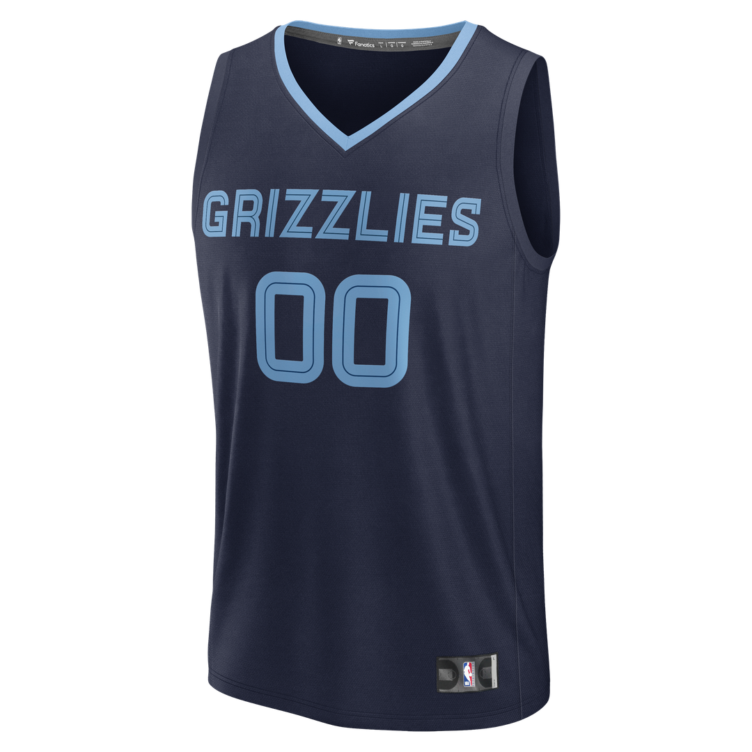 Memphis Grizzlies Fanatics Youth Fast Break Custom Jersey - Icon Edition - Navy | NBA Fan Gear