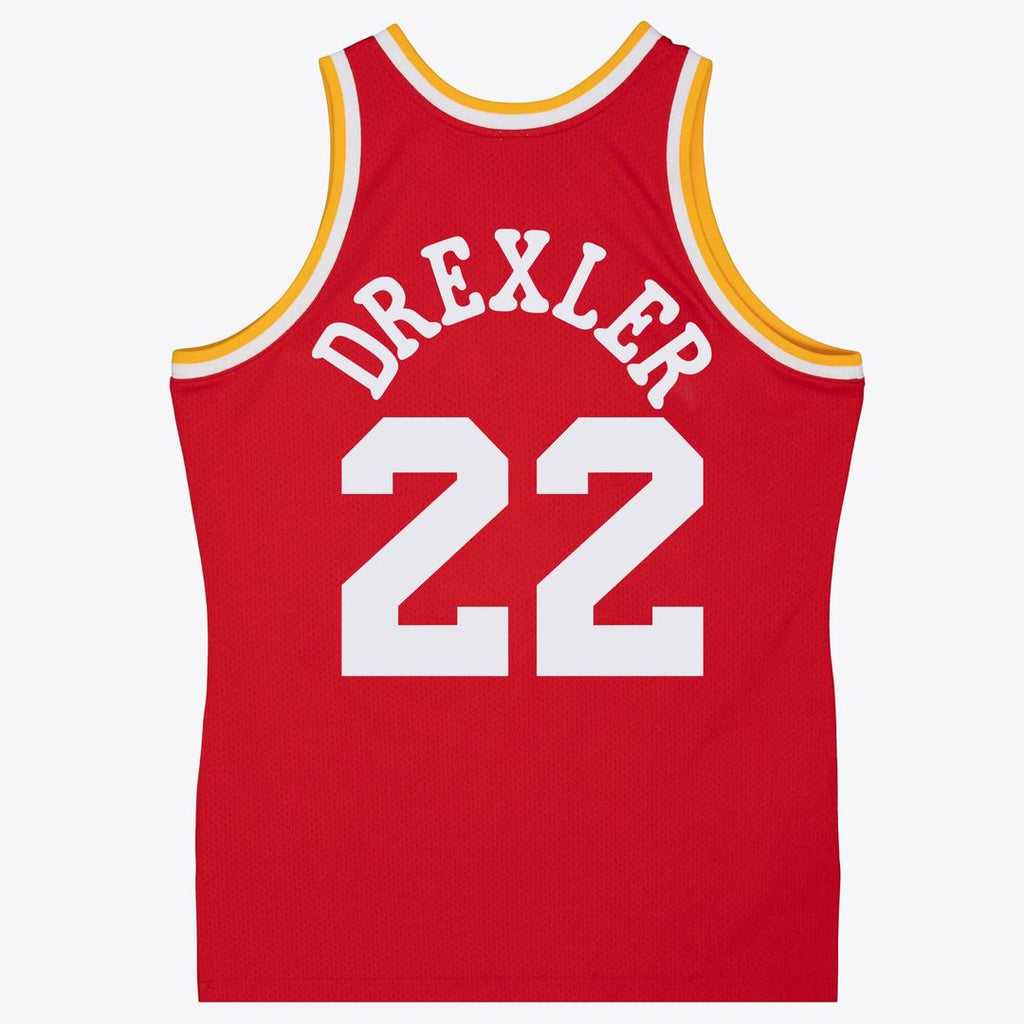 Clyde Drexler Houston Rockets Mitchell & Ness 1994/ 95 Swingman Jersey - Red | NBA Fan Gear