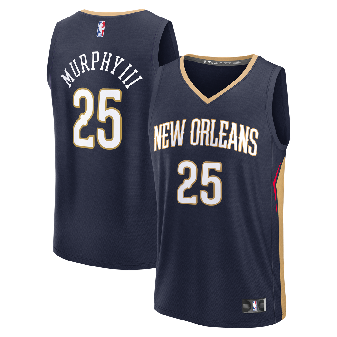 Trey Murphy III New Orleans Pelicans Fanatics Fast Break Replica Jersey - Navy - Icon Edition | NBA Fan Gear