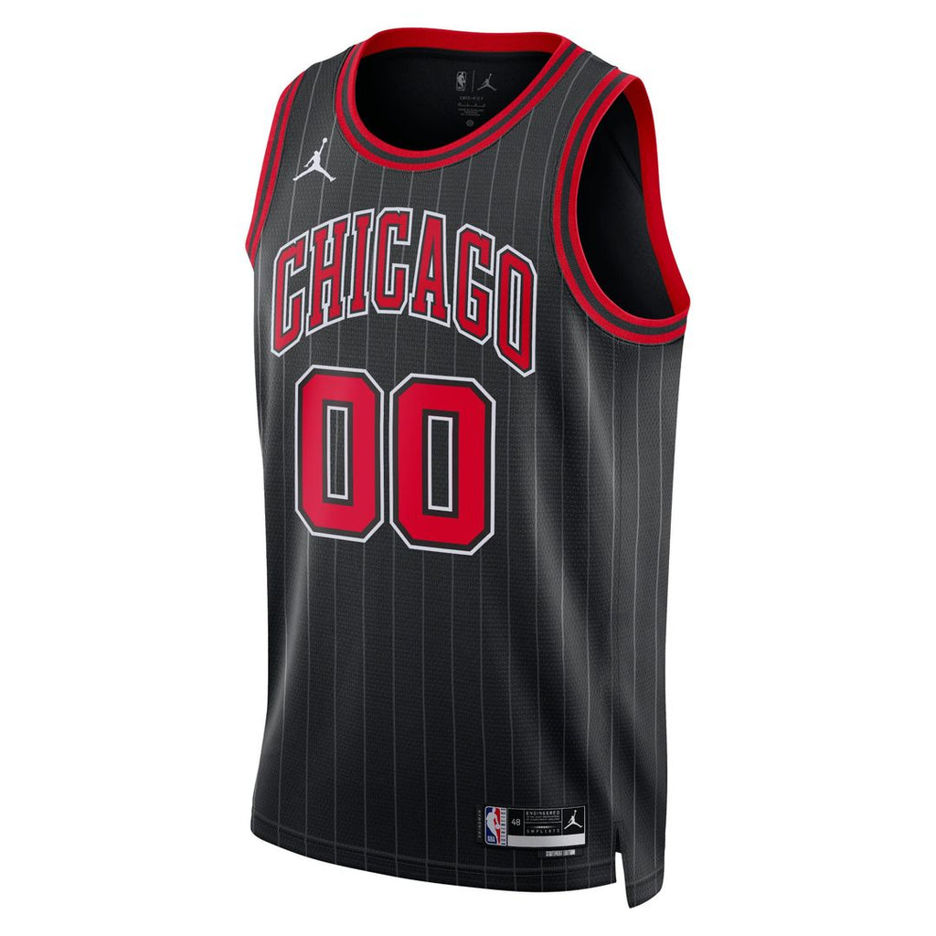 Chicago Bulls Jordan Brand Unisex 2022/ 23 Swingman Custom Jersey - Statement Edition - Black | NBA Fan Gear