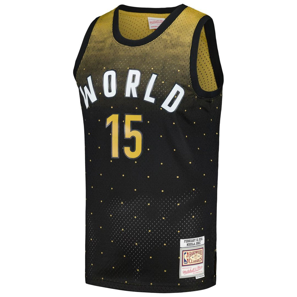 Nikola Jokic 2016 NBA Rising Stars Challenge Mitchell & Ness Hardwood Classics Swingman Jersey - Black | Fan Gear