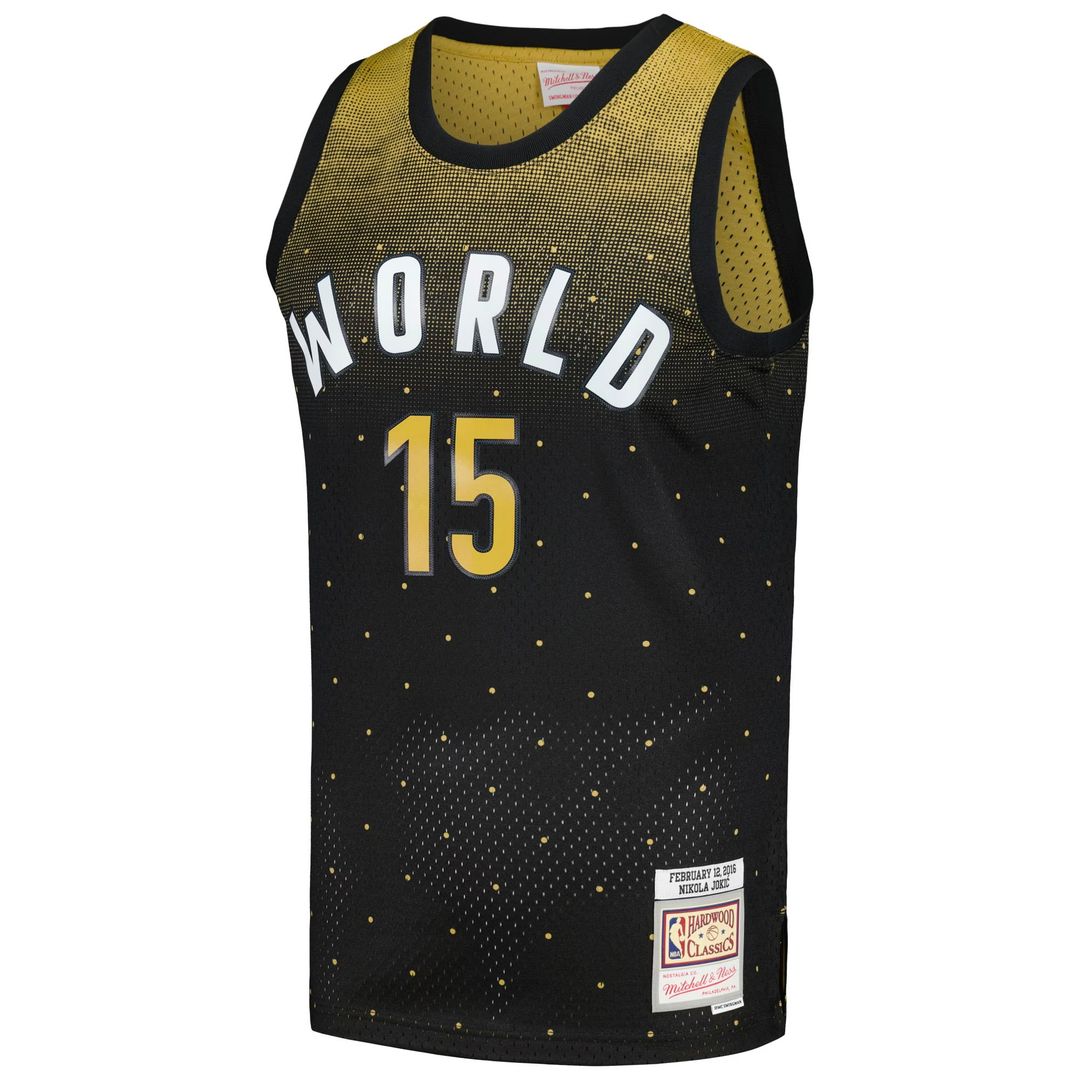 Nikola Jokic 2016 NBA Rising Stars Challenge Mitchell & Ness Hardwood Classics Swingman Jersey - Black | Fan Gear