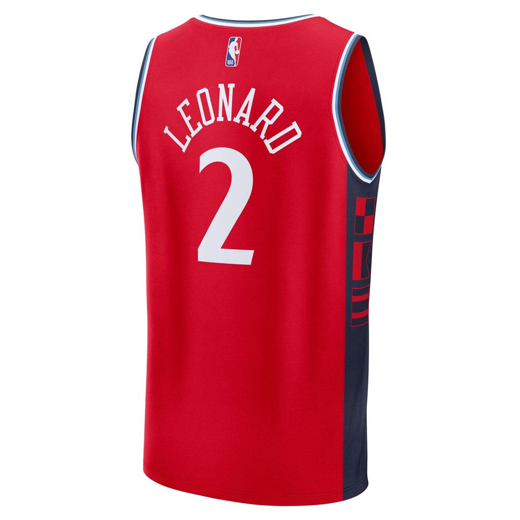 Kawhi Leonard LA Clippers Fanatics Fast Break Replica Player Jersey - Statement Edition - Red | NBA Fan Gear