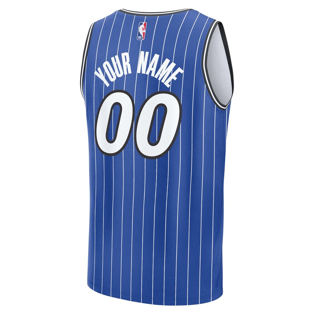 Orlando Magic Fanatics Youth Fast Break Replica Custom Jersey - Icon Edition - Blue | NBA Fan Gear