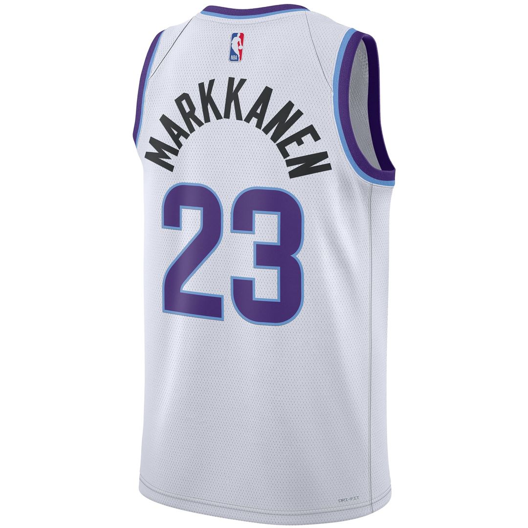 Lauri Markkanen Utah Jazz Nike Unisex Swingman Jersey - Association Edition - White | NBA Fan Gear