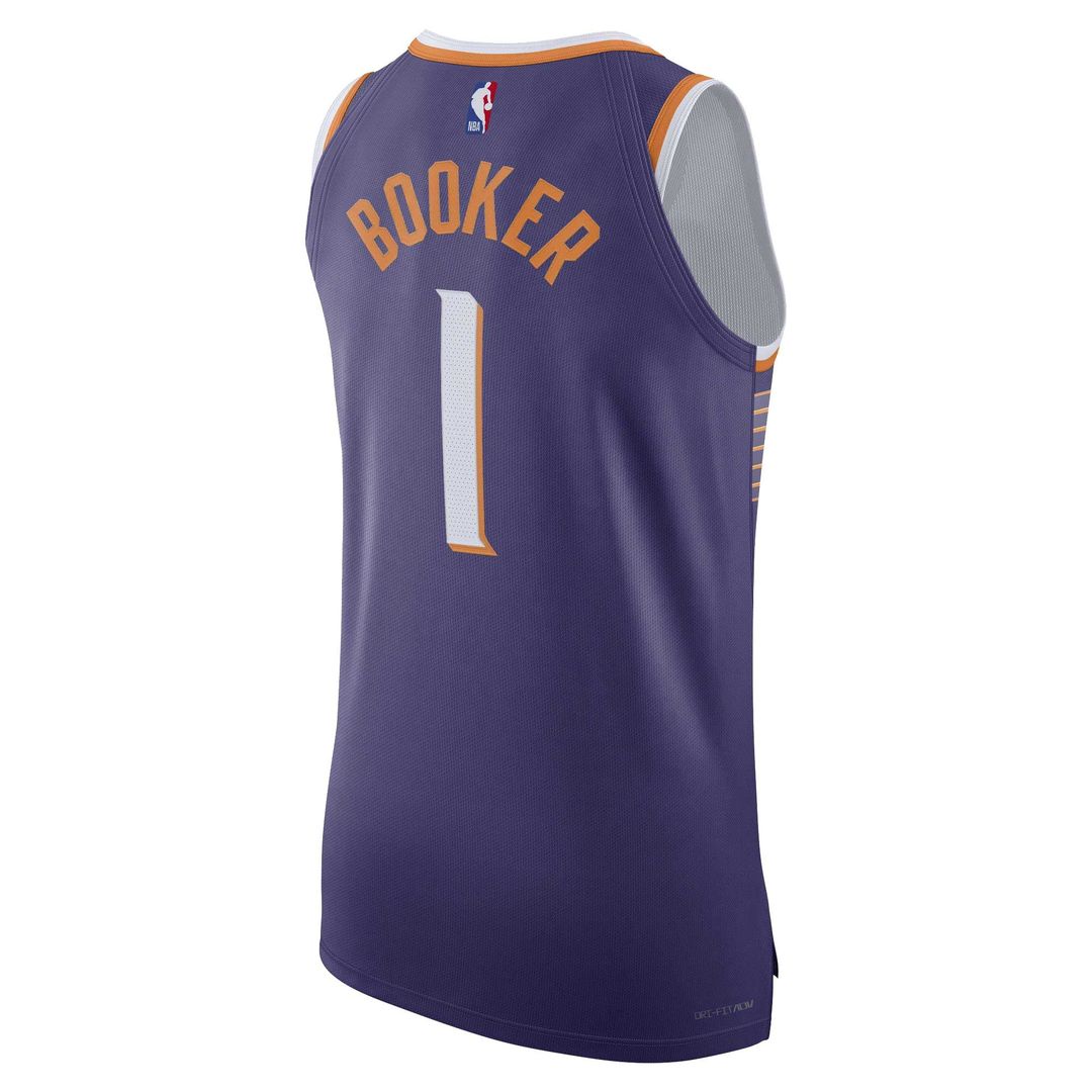 Devin Booker Phoenix Suns Nike Authentic Jersey - Icon Edition - Purple | NBA Fan Gear