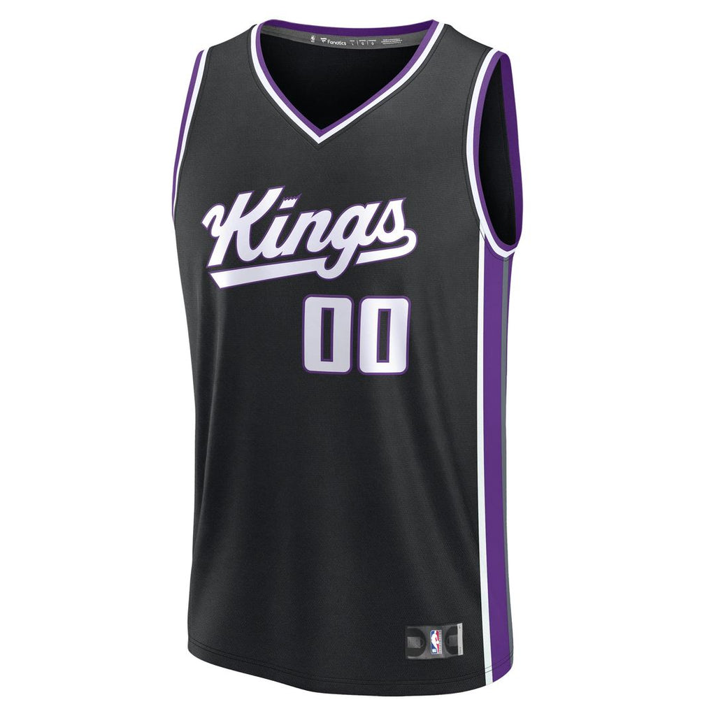 Sacramento Kings Fanatics Youth Fast Break Custom Replica Jersey - Purple - Statement Edition | NBA Fan Gear