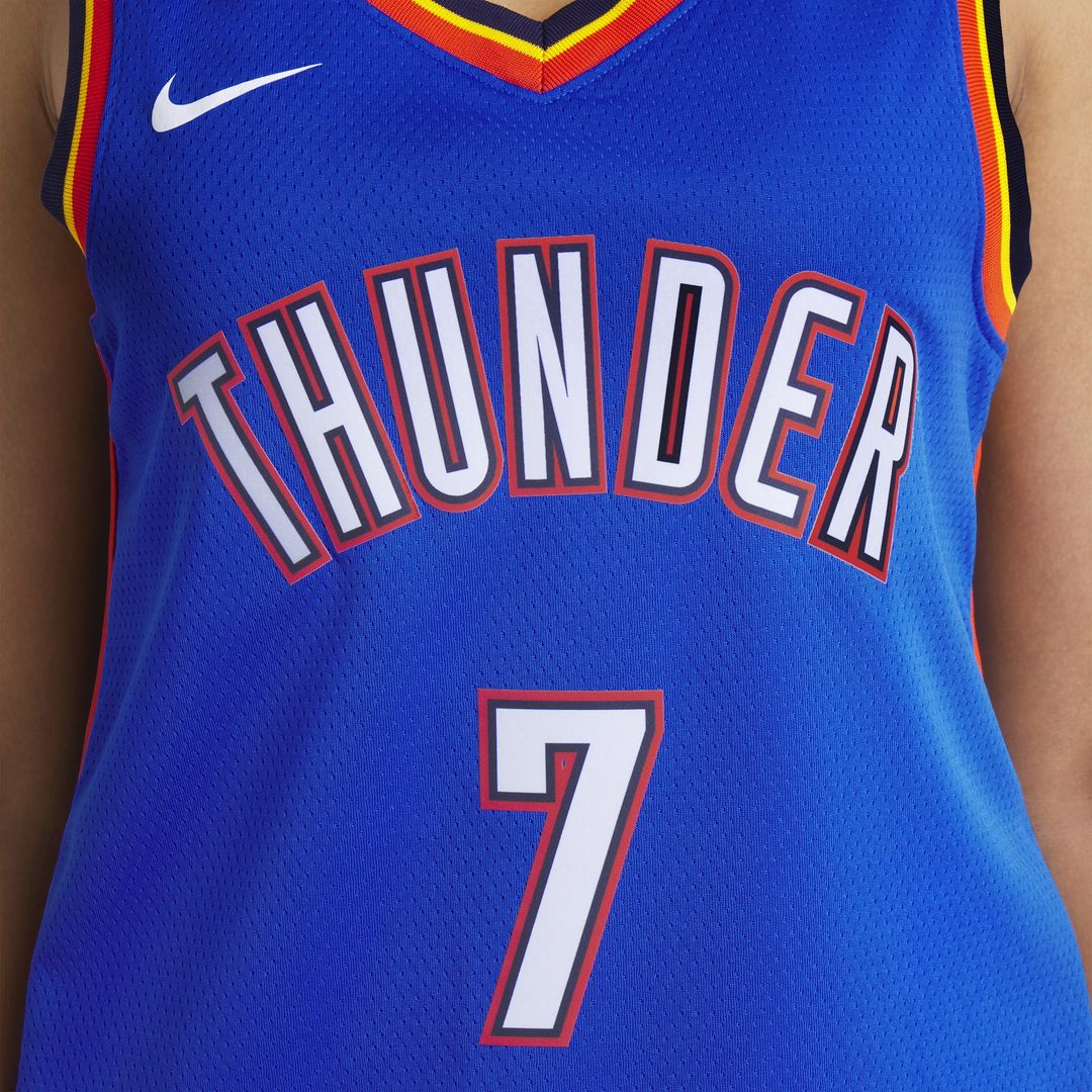 Chet Holmgren Oklahoma City Thunder Nike Unisex 2022 NBA Draft First Round Pick Player Swingman Jersey - Icon Edition - Blue | Fan Gear