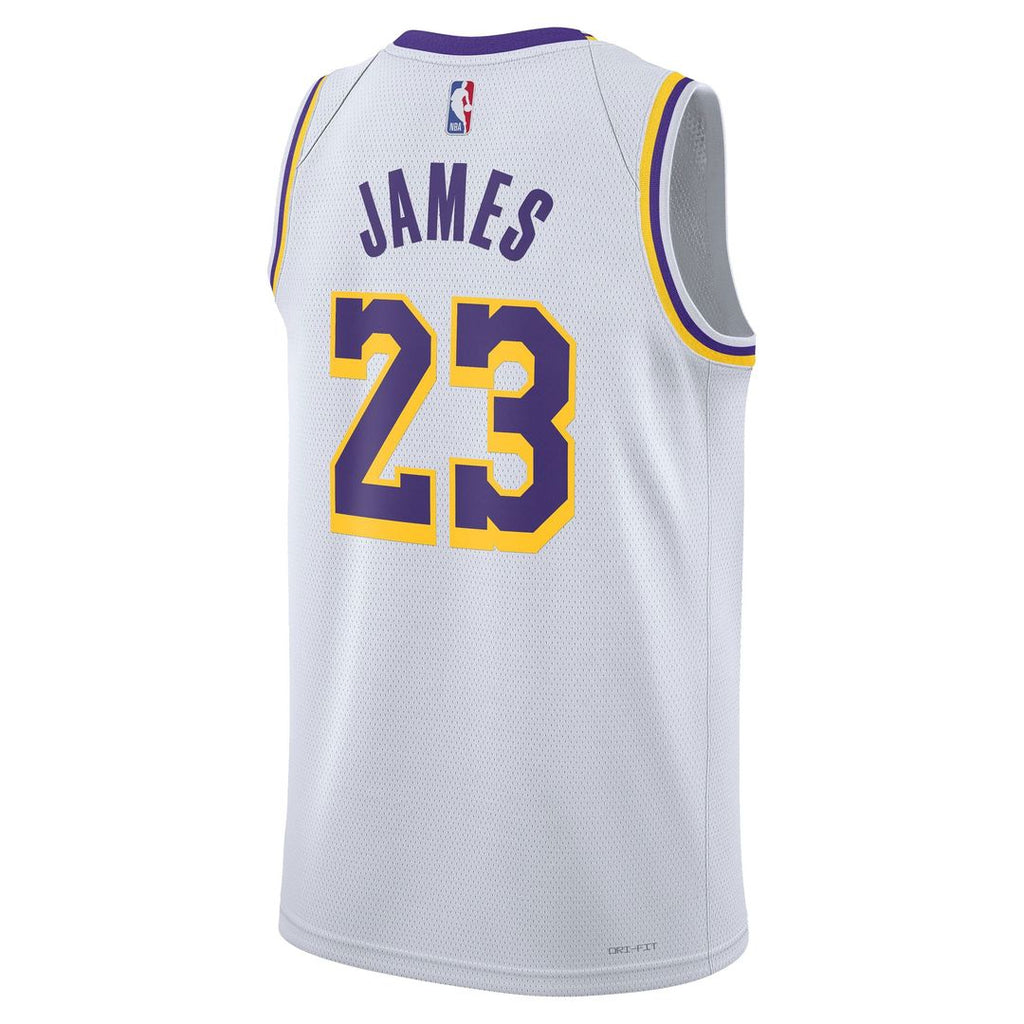 LeBron James Los Angeles Lakers Nike Unisex Swingman Jersey - Association Edition - White | NBA Fan Gear