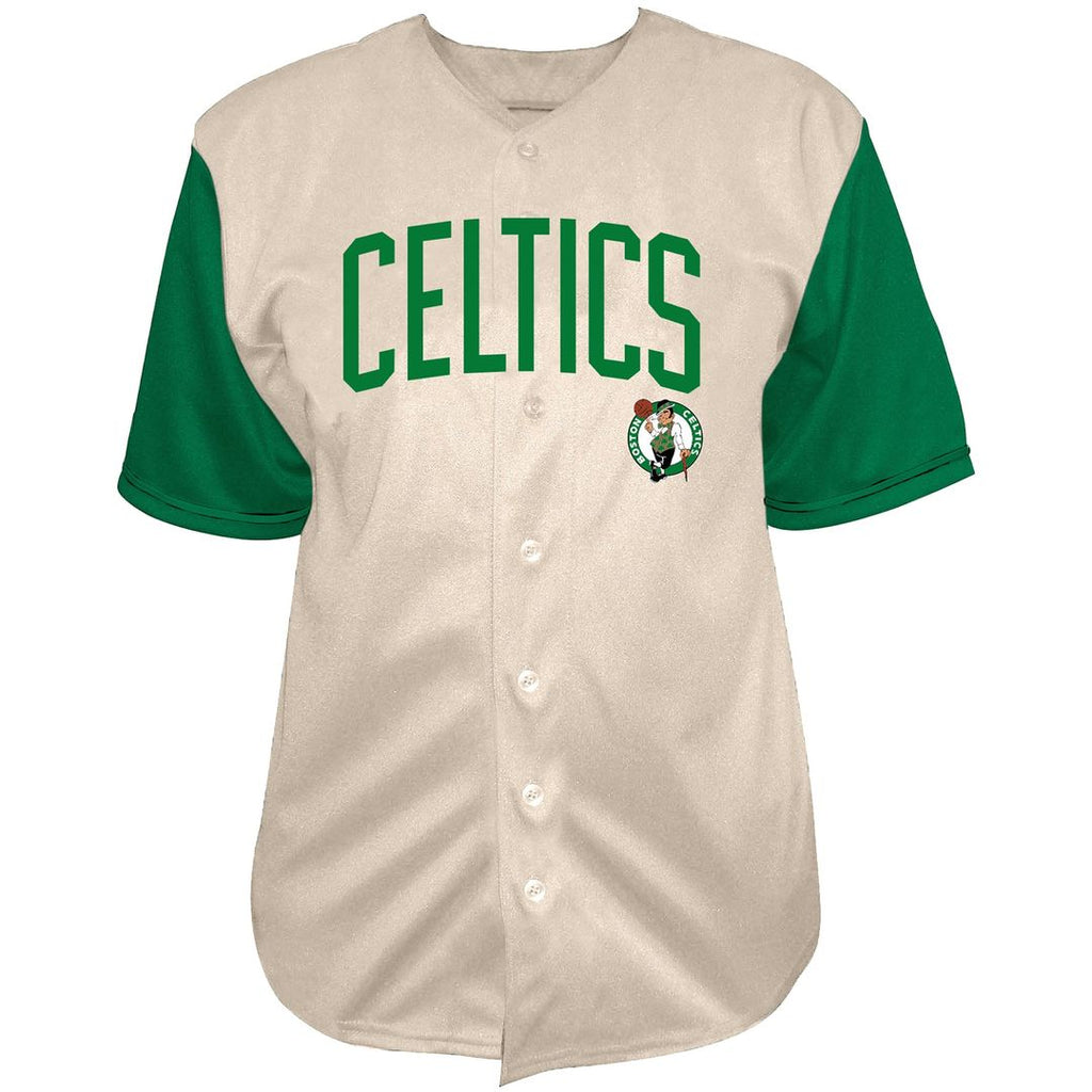 Jayson Tatum Boston Celtics Fanatics Baseball Jersey - Cream | NBA Fan Gear