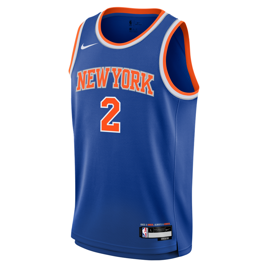 Miles McBride New York Knicks Nike Youth Swingman Jersey - Icon Edition - Blue | NBA Fan Gear