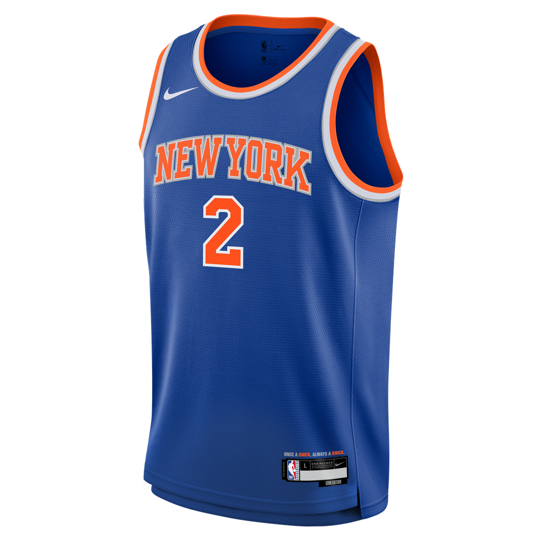 Miles McBride New York Knicks Nike Youth Swingman Jersey - Icon Edition - Blue | NBA Fan Gear
