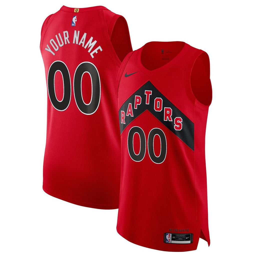 Toronto Raptors Nike 2020/ 21 Authentic Custom Jersey Red - Icon Edition | NBA Fan Gear