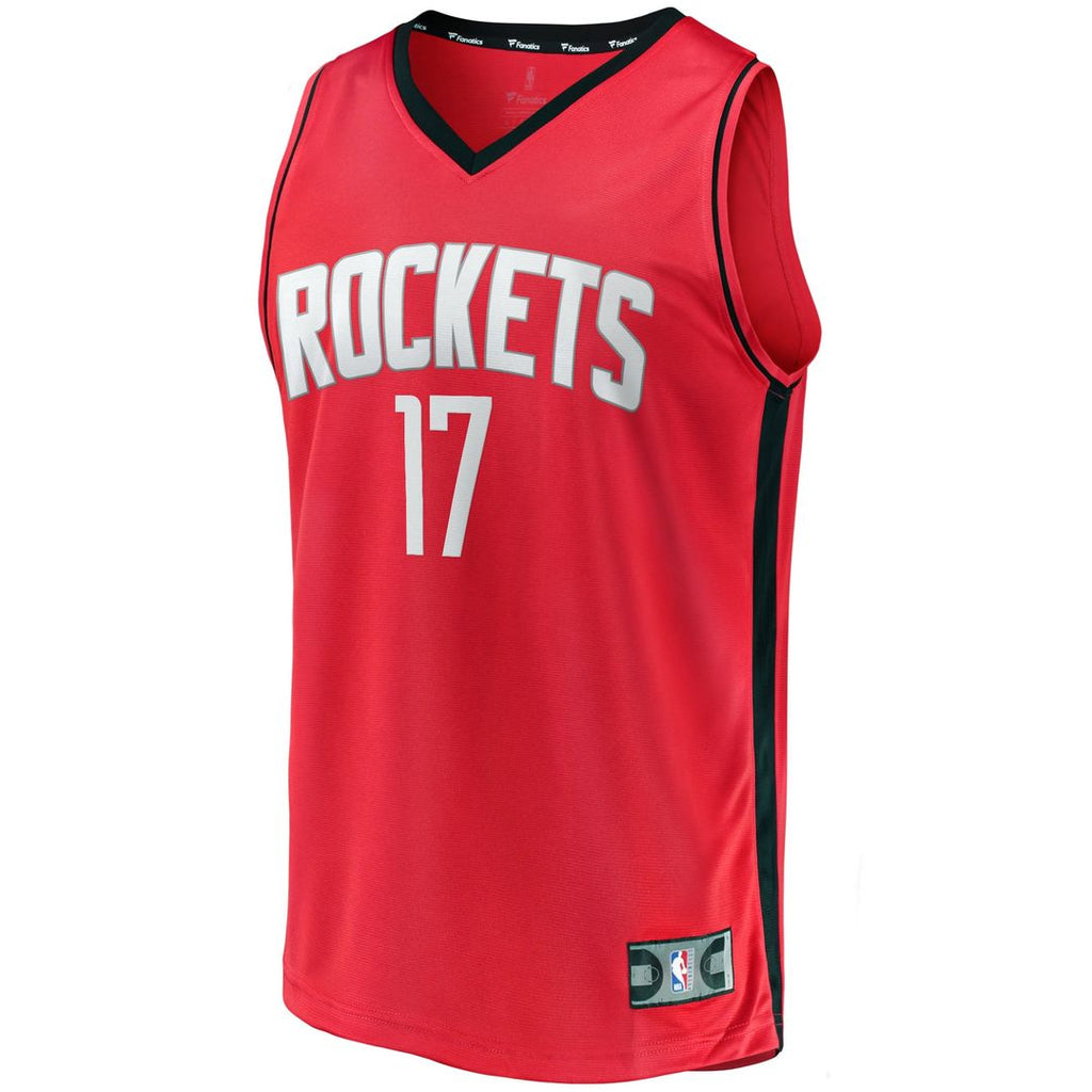 Tari Eason Houston Rockets Fanatics Fast Break Replica Player Jersey - Icon Edition - Red | NBA Fan Gear