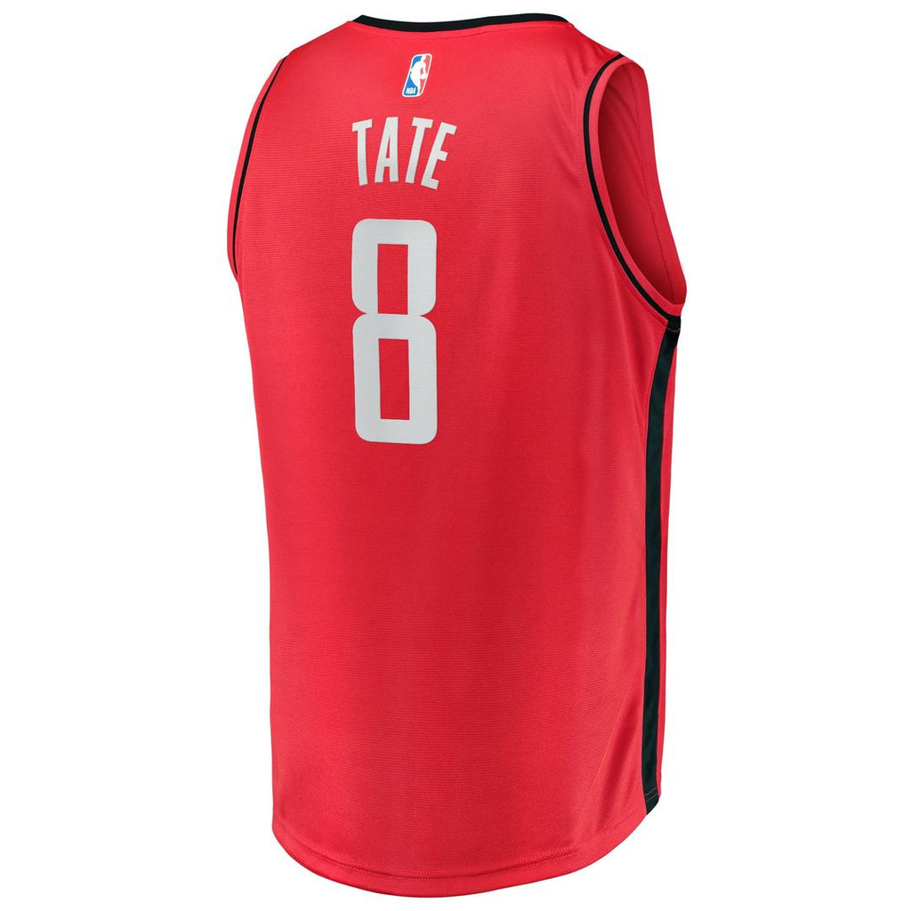 Jae'Sean Tate Houston Rockets Fanatics Fast Break Replica Jersey - Icon Edition - Red | NBA Fan Gear
