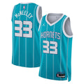Liam McNeeley Charlotte Hornets Jordan Brand Unisex Swingman Jersey - Teal - Icon Edition | NBA Fan Gear