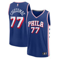 V. J. Edgecombe Philadelphia 76ers Fanatics 2025 NBA Draft First Round Pick Fast Break Replica Jersey - Icon Edition - Royal | Fan Gear