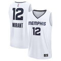 Ja Morant Memphis Grizzlies Fanatics Fast Break Replica Player Jersey - Association Edition - White | NBA Fan Gear