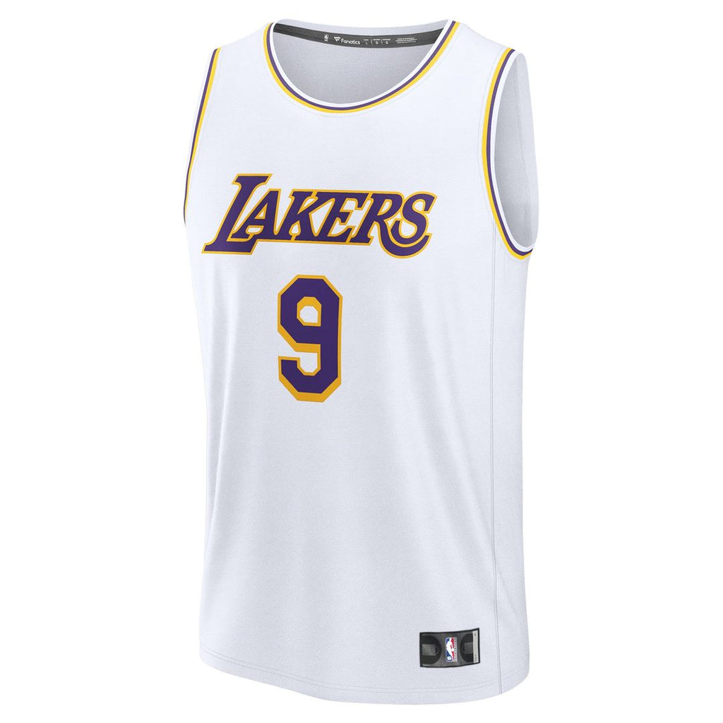 Bronny James Los Angeles Lakers Fanatics Fast Break Replica Player Jersey - Association Edition - White | NBA Fan Gear