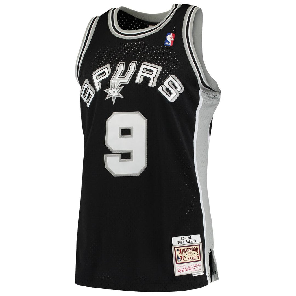 Tony Parker San Antonio Spurs Mitchell & Ness Hardwood Classics Swingman Jersey - Black | NBA Fan Gear