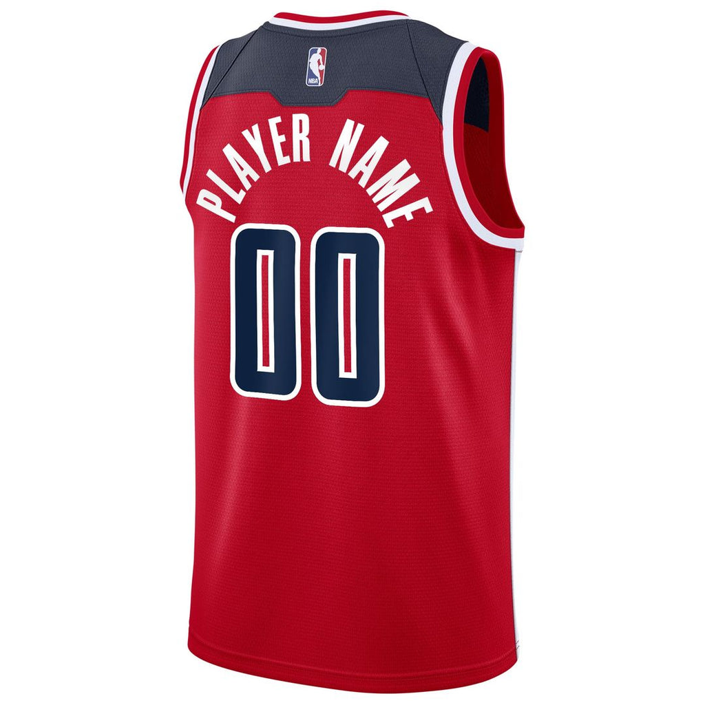 Washington Wizards Nike 2020/ 21 Swingman Custom Jersey - Icon Edition - Red | NBA Fan Gear