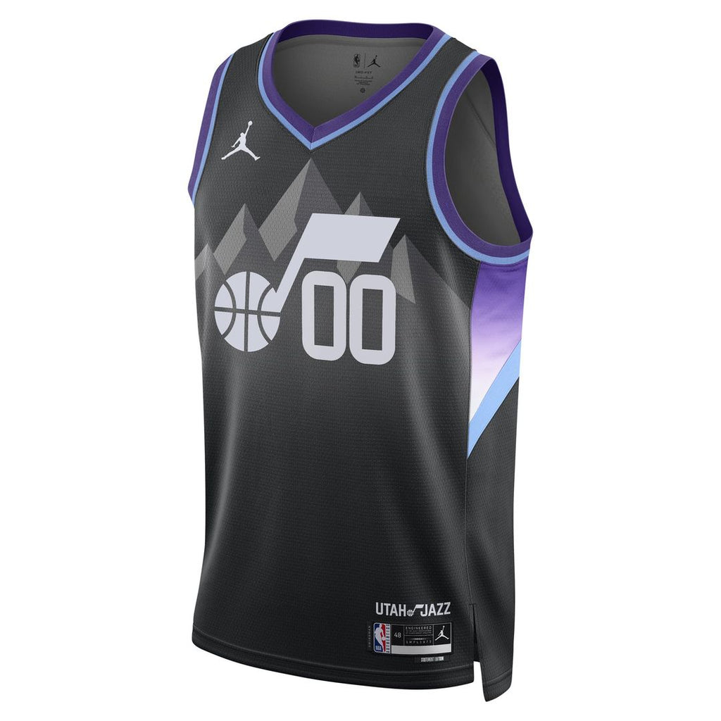 Utah Jazz Jordan Brand Unisex 2024/ 25 Custom Swingman Jersey - Statement Edition - Black | NBA Fan Gear