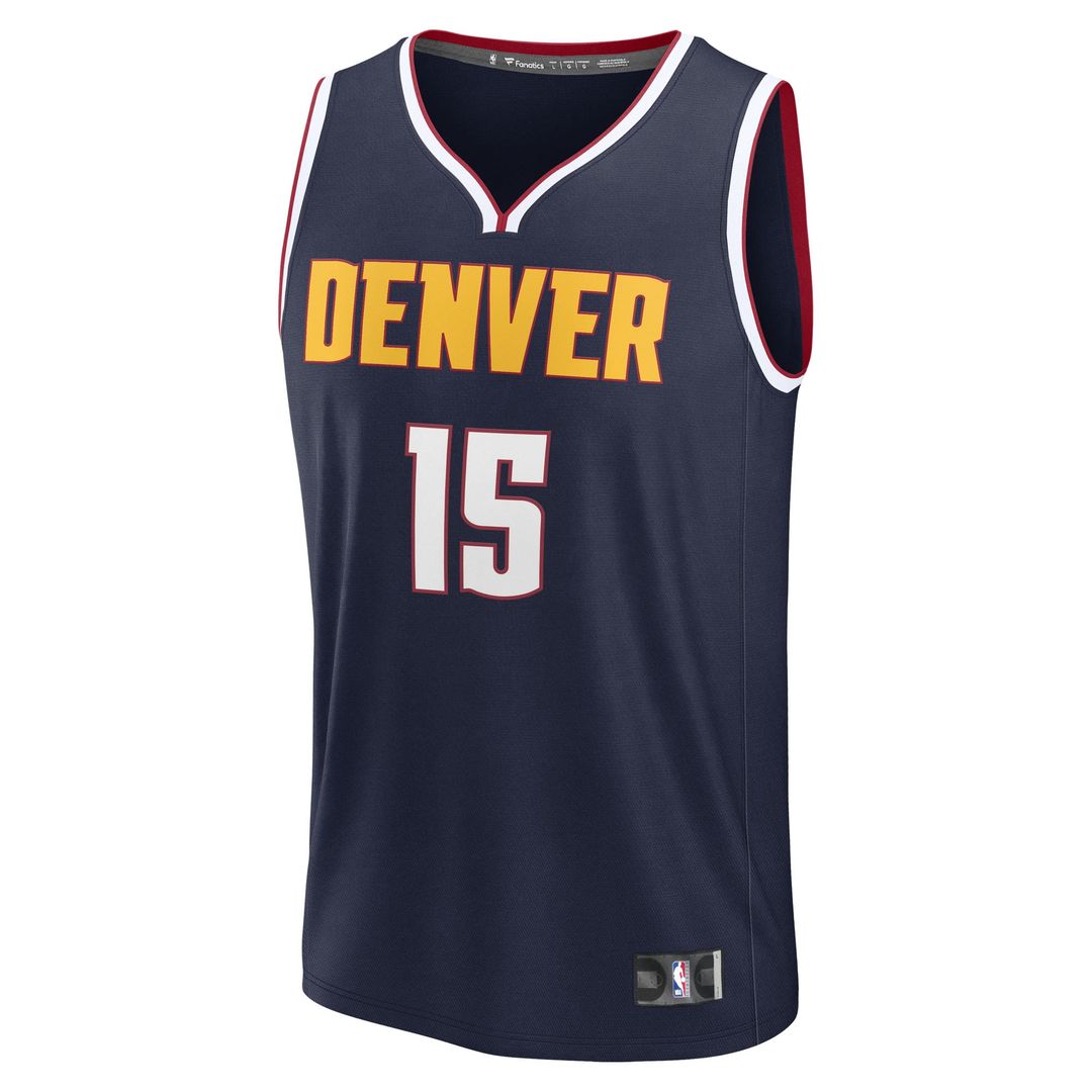 Nikola Jokic Denver Nuggets Fanatics Youth Fast Break Replica Player Jersey - Icon Edition - Navy | NBA Fan Gear