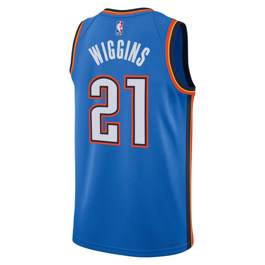 Aaron Wiggins Oklahoma City Thunder Nike Unisex Swingman Jersey - Icon Edition - Blue | NBA Fan Gear