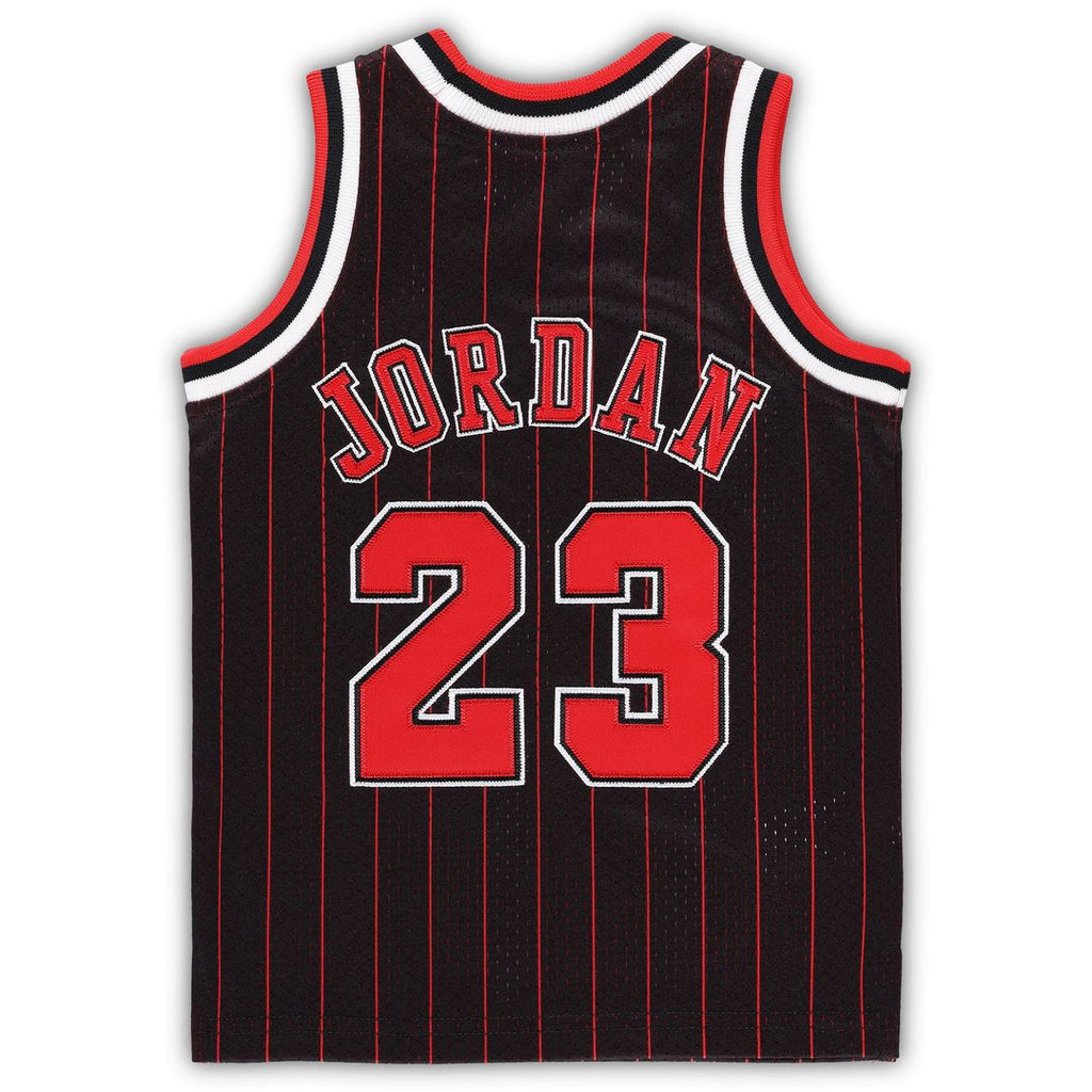 Michael Jordan Chicago Bulls Mitchell & Ness Infant 1996/ 97 Hardwood Classics Authentic Jersey - Black | NBA Fan Gear