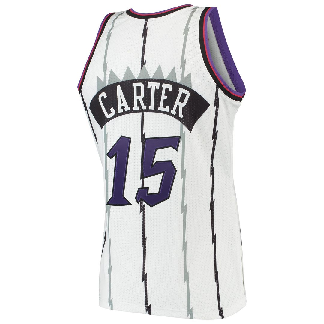 Vince Carter Toronto Raptors Mitchell & Ness 1998/ 99 Hardwood Classics Authentic Jersey - White | NBA Fan Gear