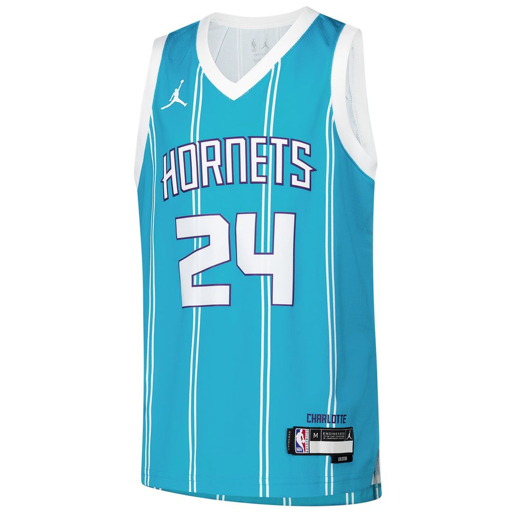 Brandon Miller Charlotte Hornets Nike Youth Swingman Jersey - Icon Edition - Teal | NBA Fan Gear