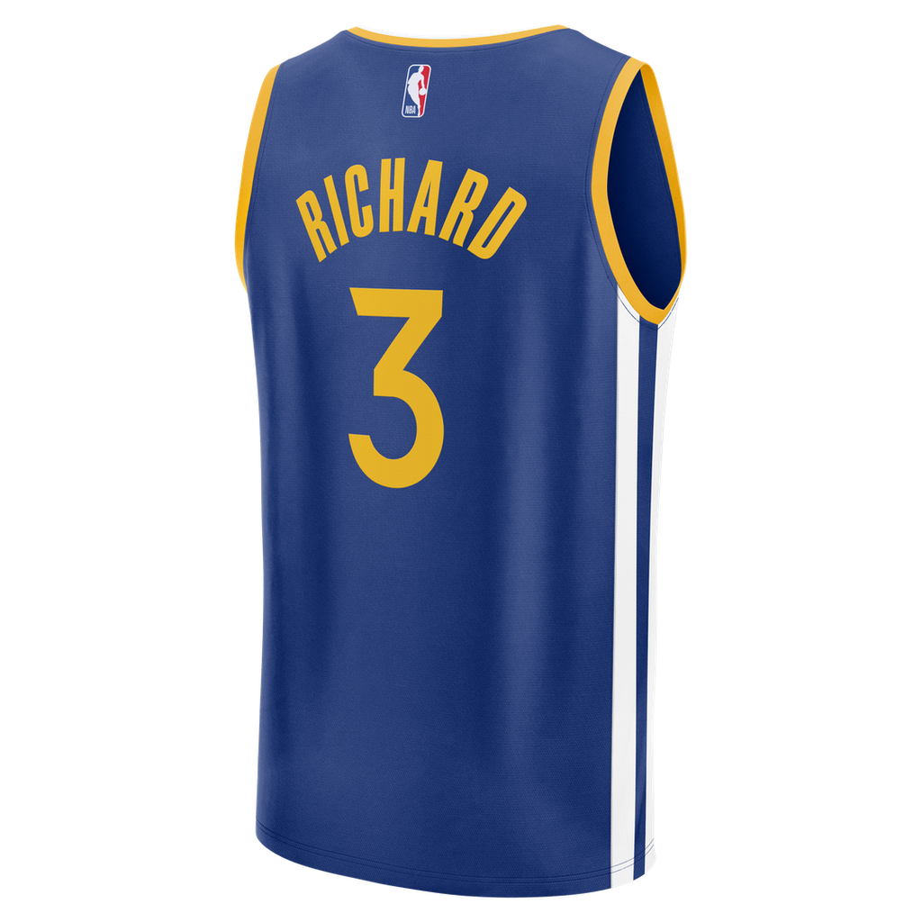 Will Richard Golden State Warriors Fanatics Fast Break Replica Jersey - Blue - Icon Edition | NBA Fan Gear
