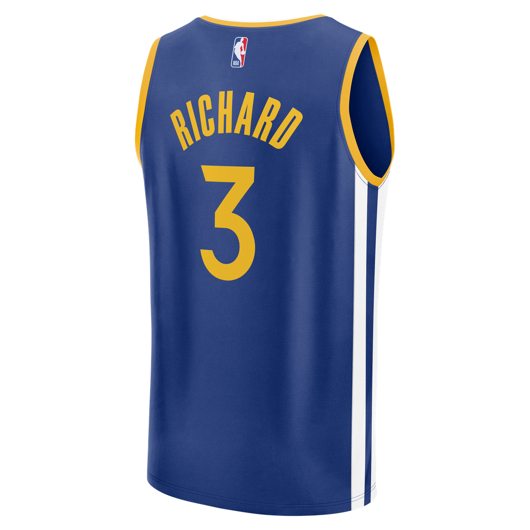 Will Richard Golden State Warriors Fanatics Fast Break Replica Jersey - Blue - Icon Edition | NBA Fan Gear