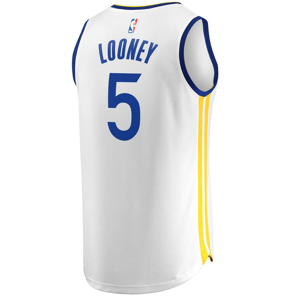 Kevon Looney Golden State Warriors Fanatics Fast Break Player Replica Jersey - Association Edition - White | NBA Fan Gear
