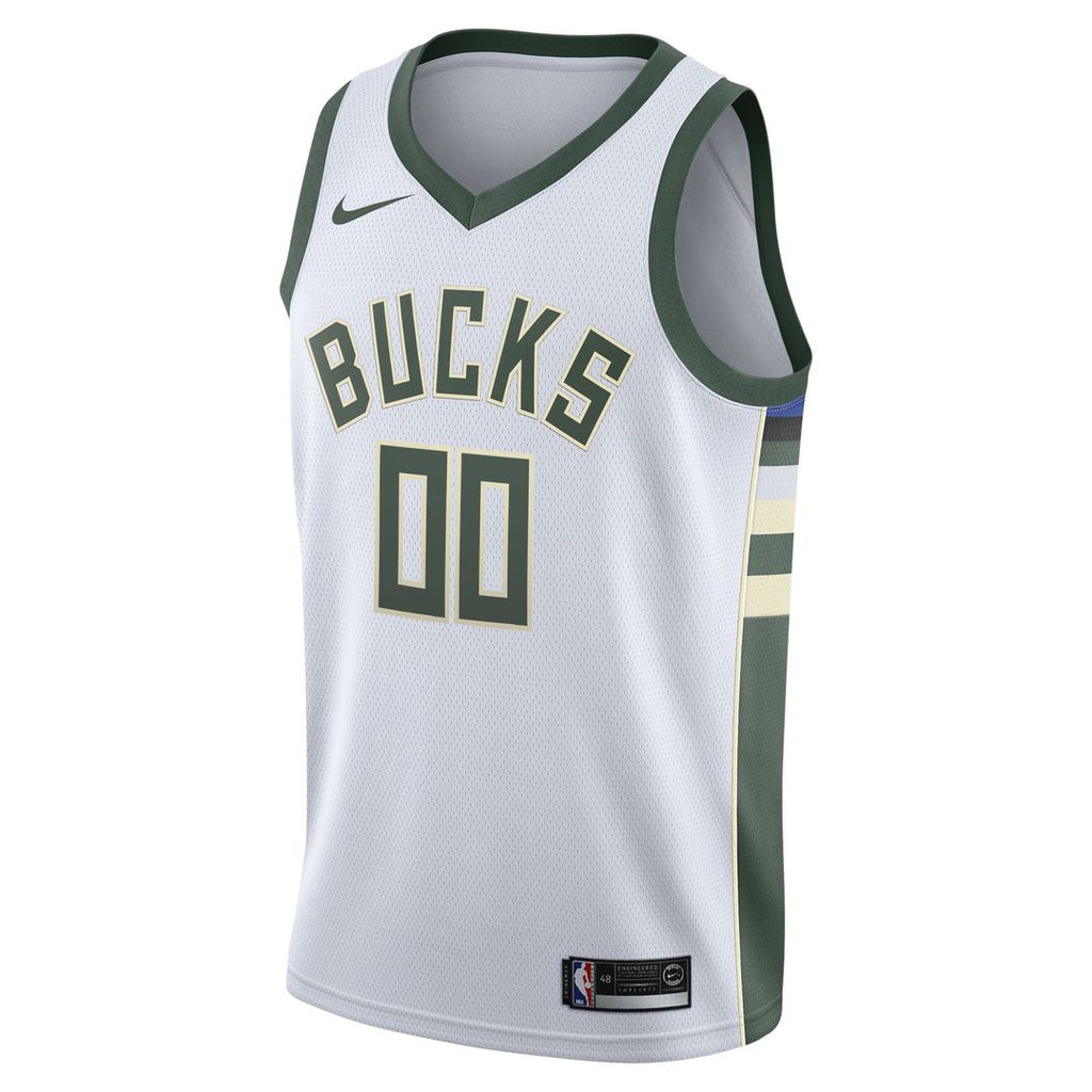Milwaukee Bucks Nike 2020/ 21 Swingman Custom Jersey - Association Edition - White | NBA Fan Gear