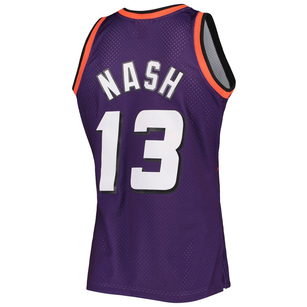 Steve Nash Phoenix Suns Mitchell & Ness 1996/ 97 Hardwood Classics Swingman Jersey - Purple | NBA Fan Gear