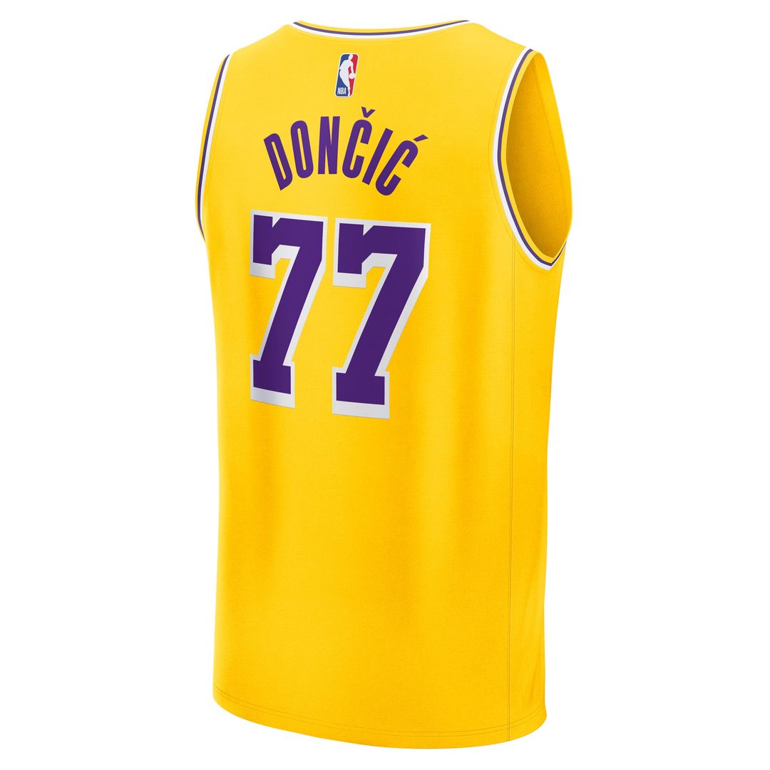 Luka Dončić Los Angeles Lakers Fanatics Youth Fast Break Replica Player Jersey - Gold | NBA Fan Gear