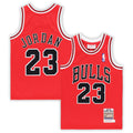 Michael Jordan Chicago Bulls Mitchell & Ness Preschool 1997/ 98 Hardwood Classics Authentic Jersey - Red | NBA Fan Gear