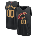 Cleveland Cavaliers Fanatics Youth Fast Break Custom Jersey - Statement Edition - Black | NBA Fan Gear