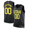 Utah Jazz Jordan Brand Unisex 2022/ 23 Swingman Custom Jersey - Statement Edition - Black | NBA Fan Gear