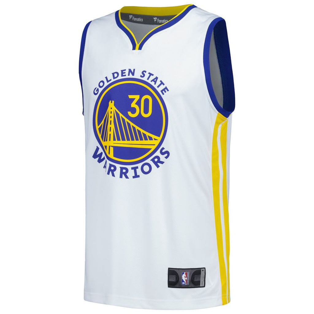 Stephen Curry Golden State Warriors Fanatics Fast Break Replica Player Jersey - Association Edition - White | NBA Fan Gear