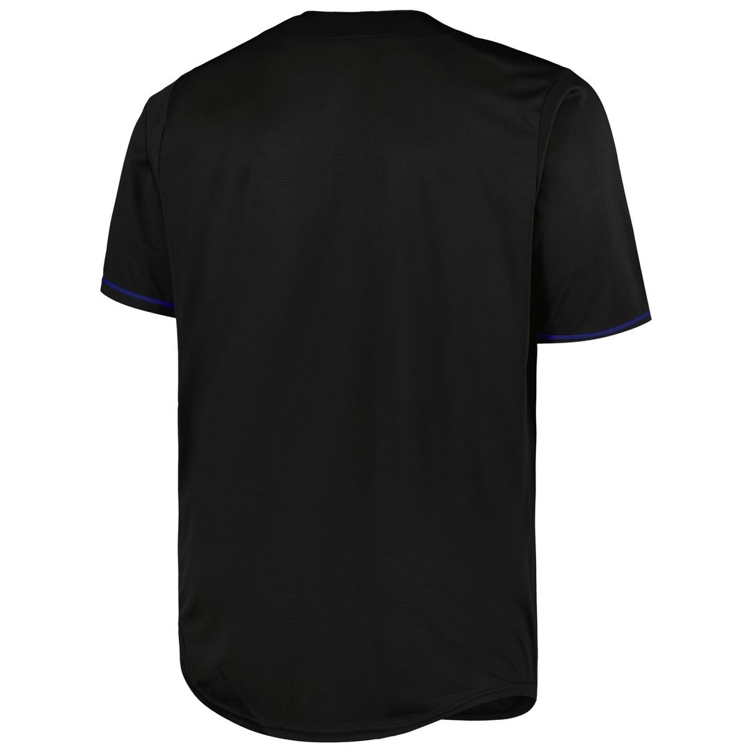 Golden State Warriors Profile Big & Tall Pop Jersey - Black | NBA Fan Gear