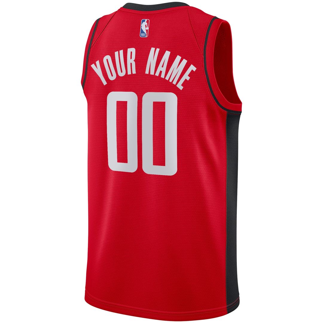 Houston Rockets Nike Custom Swingman Jersey - Icon Edition - Red | NBA Fan Gear