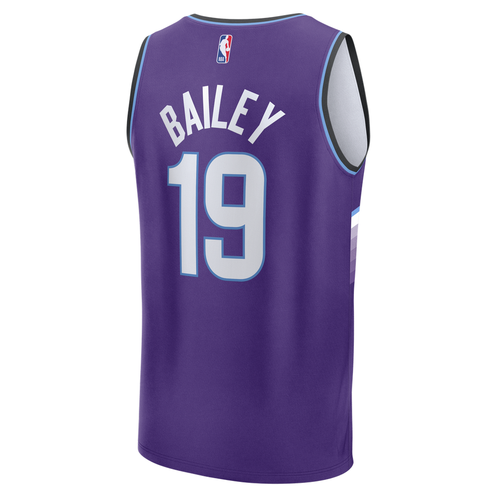 Ace Bailey Utah Jazz Fanatics Fast Break Replica Jersey - Purple - Icon Edition | NBA Fan Gear